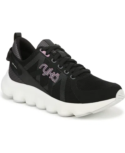 RYKA WOMEN'S PODFLOW LACE UP WALKING SNEAKERS