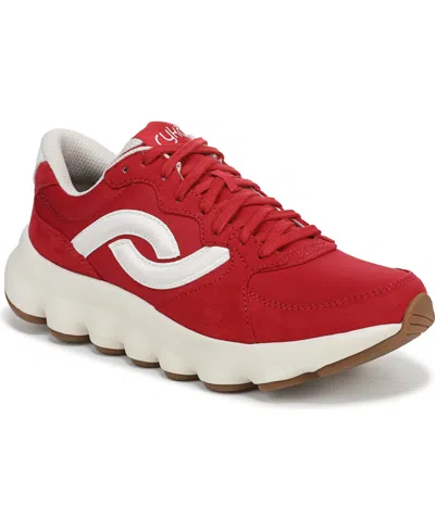 RYKA WOMEN'S PODFLOW RETRO LACE UP WALKING SNEAKERS