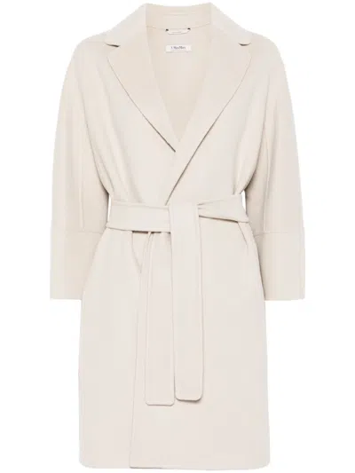 S MAX MARA BELTED COAT