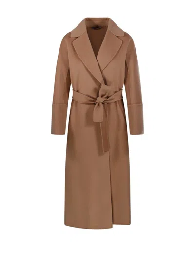 'S MAX MARA BELTED LONG-SLEEVED COAT