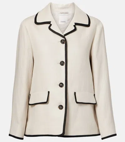 S MAX MARA LESLIE LINEN JACKET