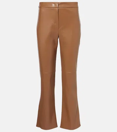 S MAX MARA SUBLIME CROPPED MID-RISE BOOTCUT PANTS