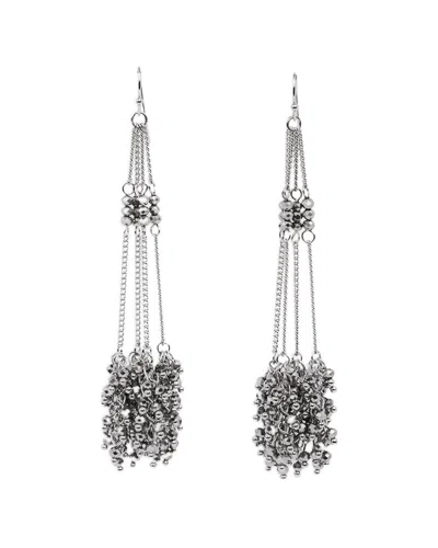 SAACHI SAACHI CLUSTER DROP CHAIN EARRINGS