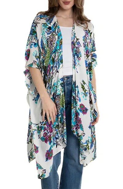 SAACHI SAACHI FLORAL PRINT RUANA