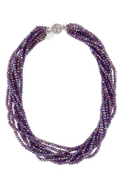 SAACHI SAACHI MULTI STRAND BEAD NECKLACE