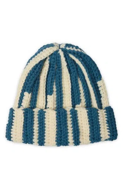 SAACHI SAACHI TWO-TONE SLOUCHY BEANIE