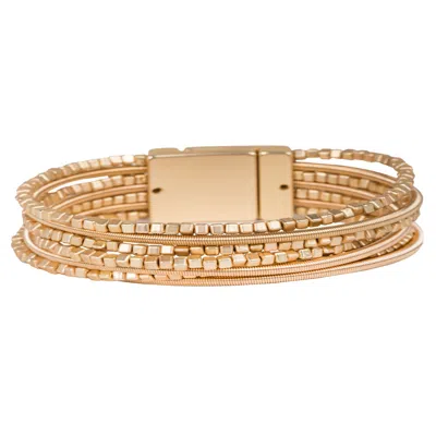SAACHI WOMEN'S SCARLETT GOLD BRACELET