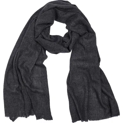SAACHI SAACHI WOOL BLEND FRINGE SCARF