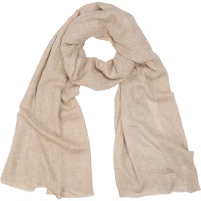 SAACHI SAACHI WOOL BLEND FRINGE SCARF