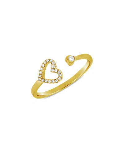 SABRINA DESIGNS SABRINA DESIGNS 14K 0.08 CT. TW. DIAMOND OPEN HEART RING