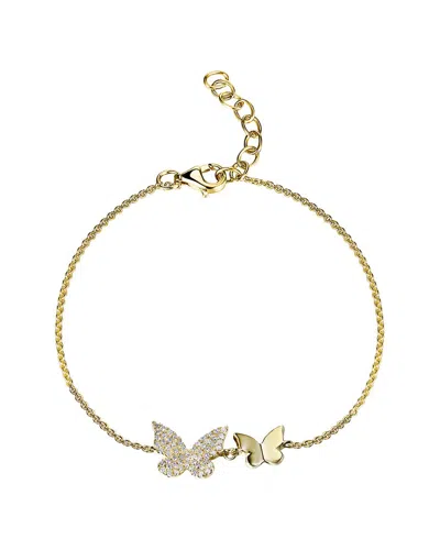 SABRINA DESIGNS SABRINA DESIGNS 14K 0.15 CT. TW. BUTTERFLY BRACELET