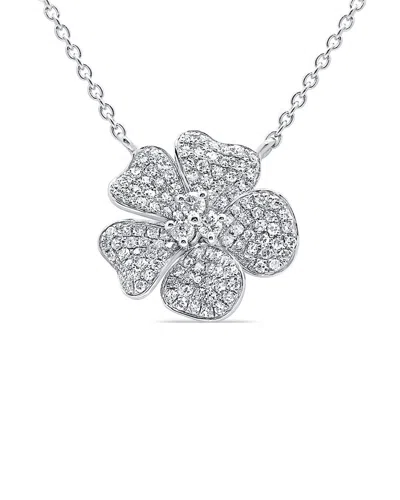 SABRINA DESIGNS SABRINA DESIGNS 14K 0.47 CT. TW. DIAMOND FLOWER NECKLACE