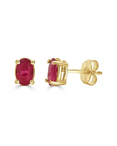 SABRINA DESIGNS SABRINA DESIGNS 14K 0.96 CT. TW. RUBY OVAL STUDS
