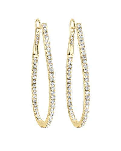 SABRINA DESIGNS SABRINA DESIGNS 14K 1.58 CT. TW. DIAMOND HOOPS
