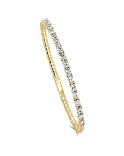 SABRINA DESIGNS SABRINA DESIGNS 14K 2.17 CT. TW. DIAMOND FLEXIBLE BANGLE BRACELET