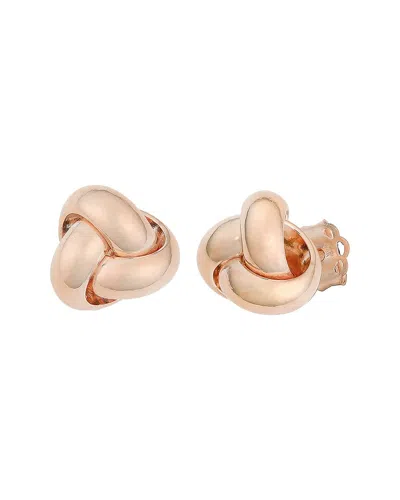 SABRINA DESIGNS SABRINA DESIGNS 14K ROSE GOLD LOVE KNOT EARRINGS