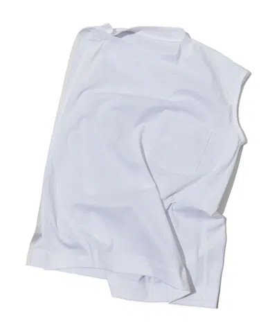 SACAI ASYMMETRICAL T-SHIRT