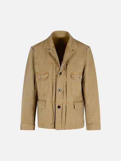 SACAI BEIGE DENIM JACKET