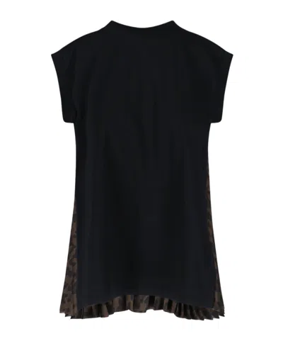 SACAI SACAI LEOPARD PRINT JERSEY T-SHIRT