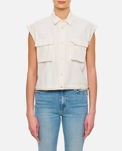 SACAI CROPPED SHIRT