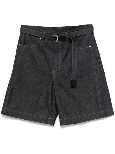 SACAI DENIM SHORTS