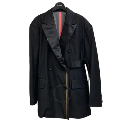 SACAI SACAI LADIES BLACK LORO PIANA SUITING JACKET