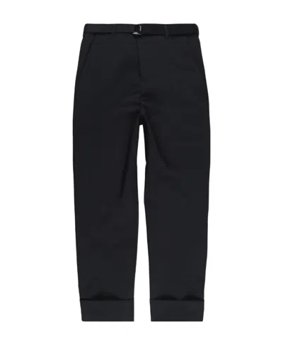 SACAI LOGO CASUAL PANTS