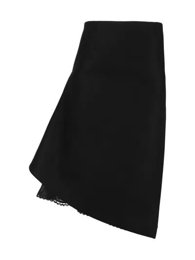 SACAI MELTON SKIRT