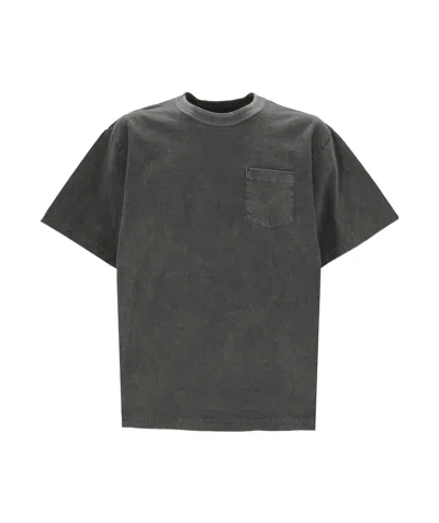 SACAI FADED-EFFECT T-SHIRT