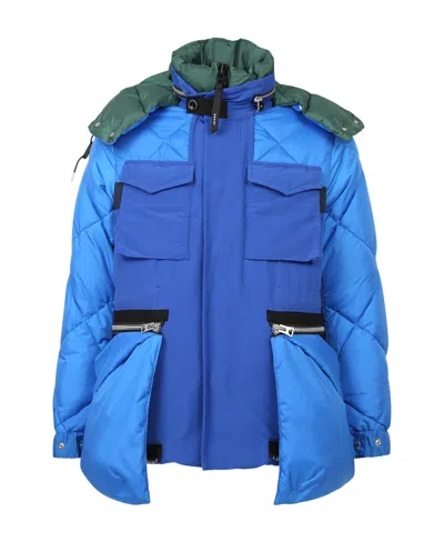 SACAI PANELLED OVERSIZE-POCKET PADDED JACKET