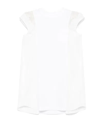 SACAI LAYER-DETAIL MINI DRESS