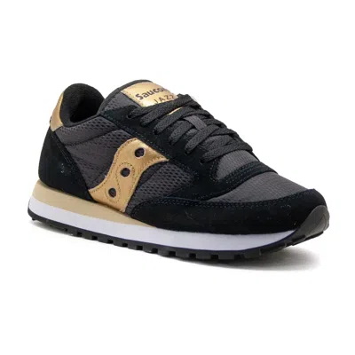 SACUONY DAMENSCHUHE SAUCONY JAZZ ORIGINAL PREMIUM SCHWARZ GOLD SNEAKERS SPORT S1044 521