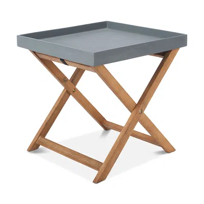 SAFAVIEH BRENCIA OUTDOOR SIDE TABLE