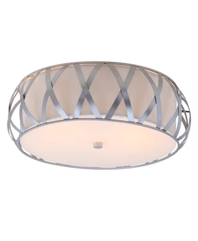 SAFAVIEH CHARING 2 LIGHT 15.4"D CROSS FLUSH MOUNT