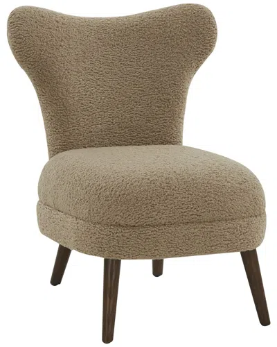 SAFAVIEH COUTURE SAFAVIEH COUTURE BRANDIETTA FAUX SHEARLING CHAIR