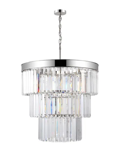 SAFAVIEH COUTURE SAFAVIEH COUTURE COULETTE 3-TIER CRYSTAL CHANDELIER