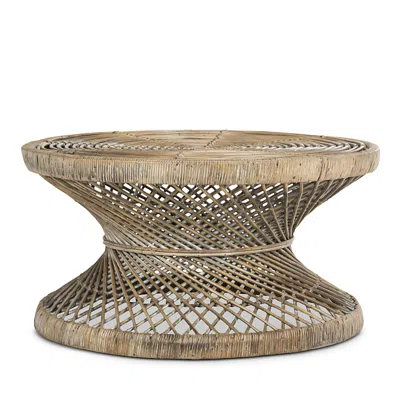 SAFAVIEH COUTURE GRIMSON LARGE BOWED COFFEE TABLE
