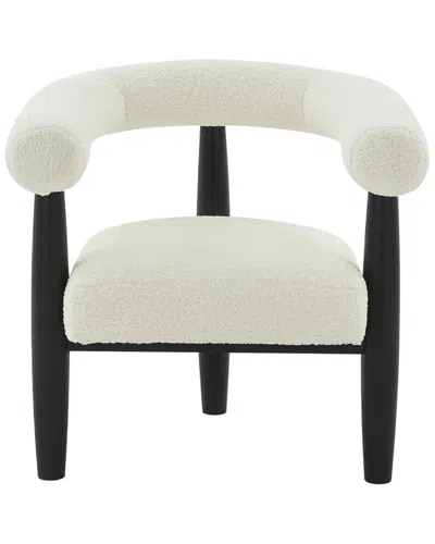 SAFAVIEH COUTURE SAFAVIEH COUTURE JACKIE CURVED BACK ACCENT CHAIR