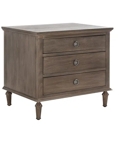SAFAVIEH COUTURE SAFAVIEH COUTURE LISABET 3 DRAWER WOOD NIGHTSTAND