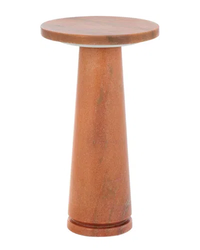 SAFAVIEH COUTURE SAFAVIEH COUTURE VALENTIA ROUND MARBLE ACCENT TABLE