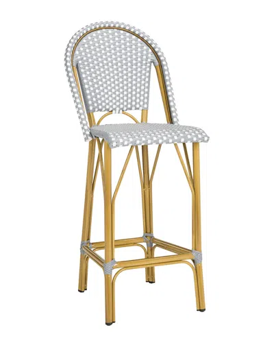SAFAVIEH SAFAVIEH FORD INDOOR-OUTDOOR STACKING FRENCH BISTRO BAR STOOL