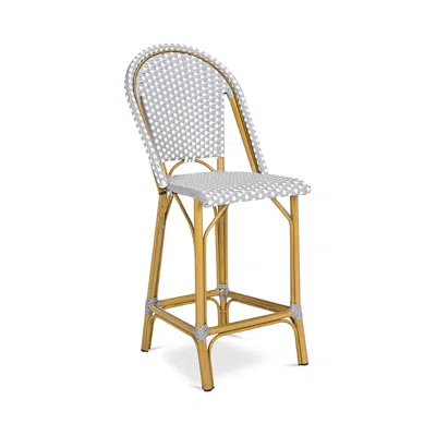 SAFAVIEH GRESLEY INDOOR-OUTDOOR FRENCH BISTRO COUNTER STOOL