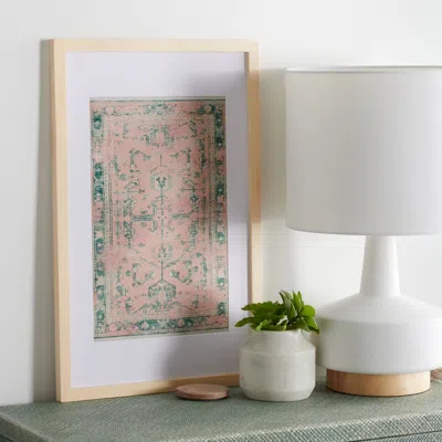 SAFAVIEH HISTORIA 23"X14" FRAMED TEXTILE