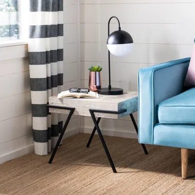 SAFAVIEH JETT SQUARE ACCENT TABLE