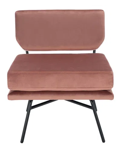 SAFAVIEH SAFAVIEH KERMIT ROSE ACCENT CHAIR