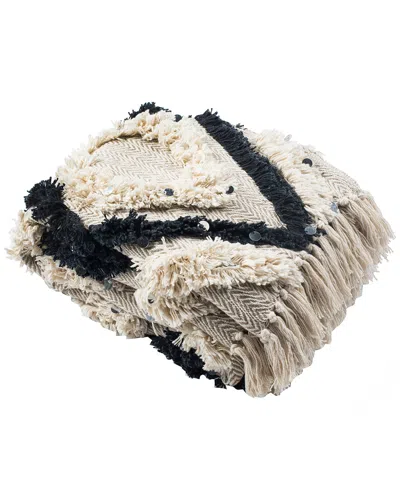 SAFAVIEH SAFAVIEH LILA GRACE FRINGE THROW