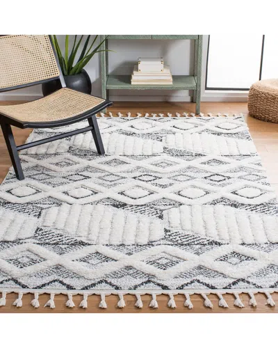 SAFAVIEH SAFAVIEH MOROCCAN TASSEL SHAG POLYPROPYLENE PILE RUG
