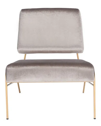SAFAVIEH SAFAVIEH ROMILLY VELVET ACCENT CHAIR