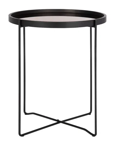 SAFAVIEH SAFAVIEH RUBY SMALL ROUND TRAY TOP ACCENT TABLE