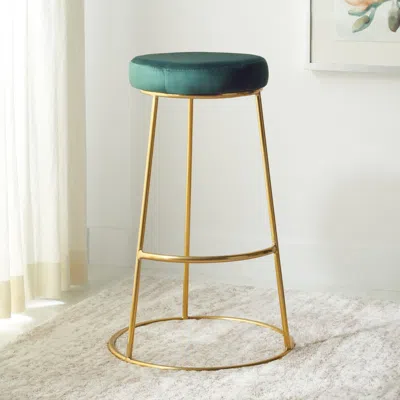 SAFAVIEH SABINA ROUND BAR STOOL